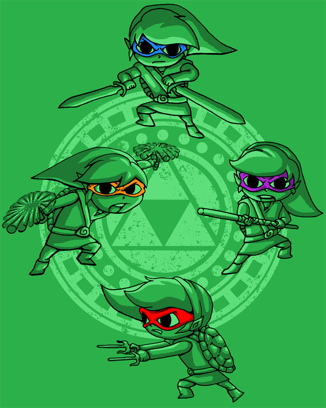 Teenage Elven Ninja Heroes - TMNT Legend of zelda Mashup
