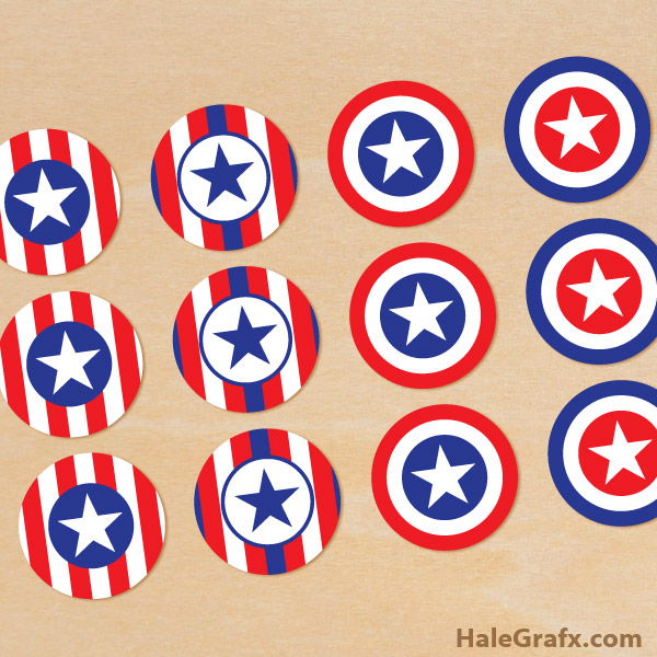 FREE Printable 4th of July Cupcake Toppers FREE Printable 4th of July Cupcake Toppers