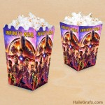 FREE Printable Avengers Infinity War Popcorn Box FREE Printable Avengers Infinity War Popcorn Box