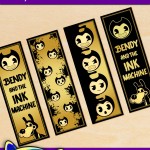 FREE Printable Bendy and the Ink Machine Bookmarks