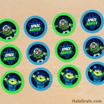 FREE Printable Toy Story Buzz Lightyear Cupcake Toppers