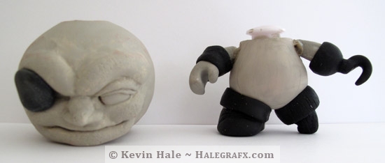 Color Blanks pirate figure starting to take shape Color Blanks pirate figure starting to take shape