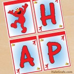 FREE Printable Elmo Sesame Street Birthday Banner