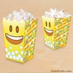 FREE Printable Emoji Popcorn Box FREE Printable Emoji Popcorn Box