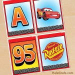 FREE Printable Disney Cars Alphabet Banner Pack FREE Printable Disney Cars Alphabet Banner Pack