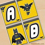 FREE Printable LEGO Batman Alphabet Banner Pack