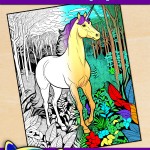 Free Printable Unicorn Coloring Page