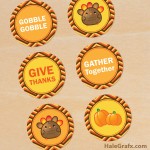 FREE Printable Thanksgiving Coasters