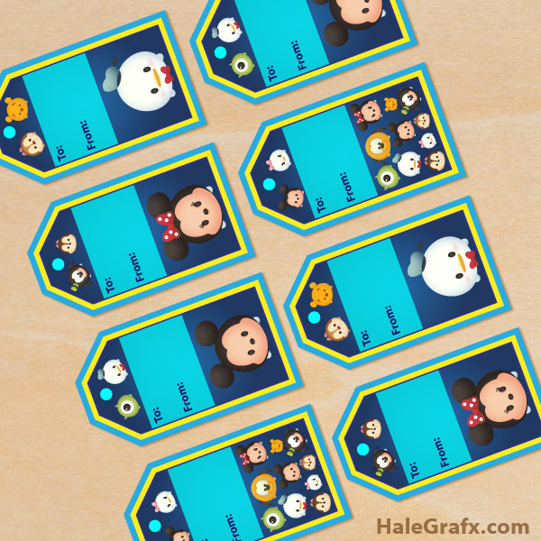 FREE Printable Tsum Tsum Gift Tags FREE Printable Tsum Tsum Gift Tags
