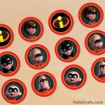 FREE Printable Incredibles Cupcake Toppers
