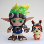 Jak and Daxter Color Blanks Figures Jak and Daxter Color Blanks Figures