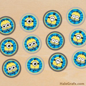 kawaii minion cupcake toppers kawaii minion cupcake toppers
