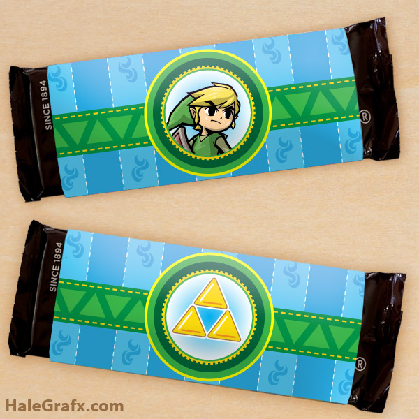 FREE Printable Legend of Zelda Candy Bar Wrappers FREE Printable Legend of Zelda Candy Bar Wrappers
