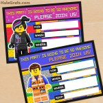 FREE Printable LEGO Movie Birthday Invitation Set FREE Printable LEGO Movie Birthday Invitation Set