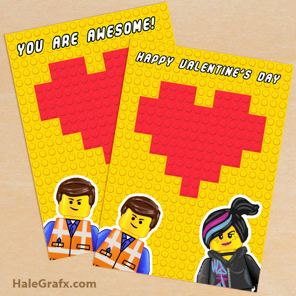 FREE Printable LEGO Movie Valentine's Day Greeting Card Set FREE Printable LEGO Movie Valentine's Day Greeting Card Set