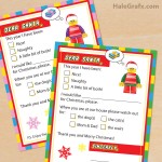 FREE Printable LEGO Letters to Santa Claus