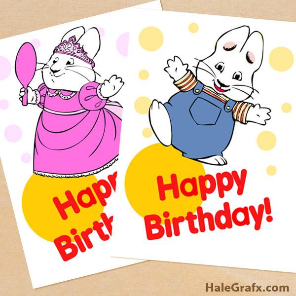 FREE Printable Max and Ruby Birthday Posters FREE Printable Max and Ruby Birthday Posters