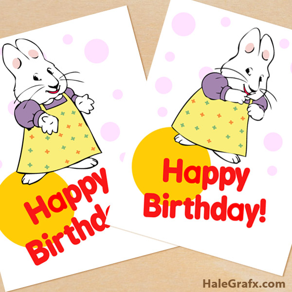 FREE Printable Max and Ruby Birthday Posters FREE Printable Max and Ruby Birthday Posters