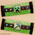 FREE Printable Minecraft Candy Bar Wrappers FREE Printable Minecraft Candy Bar Wrappers