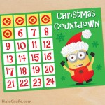 FREE Printable Minion Christmas Countdown Activity