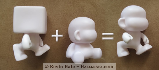 Mix and matching color blanks figures Mix and matching color blanks figures