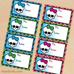 FREE Printable Christmas Monster High Gift Tags FREE Printable Christmas Monster High Gift Tags