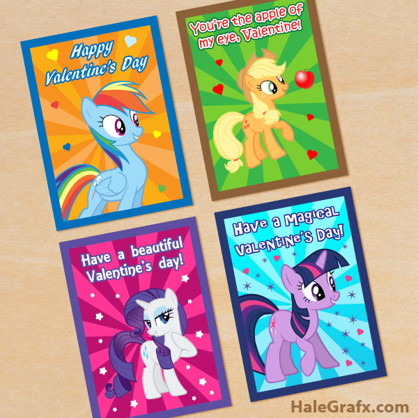 FREE Printable My Little Pony Valentines FREE Printable My Little Pony Valentines
