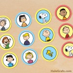 FREE Printable Peanuts Cupcake Toppers