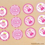 FREE Printable Peppa Pig Cupcake Toppers