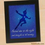 FREE Printable 8×10 Peter Pan Quote Poster
