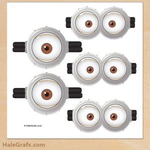 Free Printable Pin the goggles on the minion Free Printable Pin the goggles on the minion