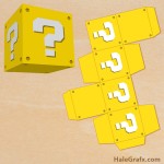 FREE Printable Super Mario Bros. Question Block Treat Box