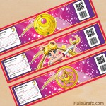 Free Printable Sailor Moon Water Bottle Labels Free Printable Sailor Moon Water Bottle Labels