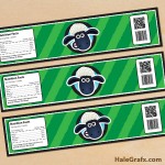 FREE Printable Shaun the Sheep Water Bottle Labels FREE Printable Shaun the Sheep Water Bottle Labels