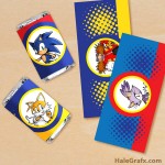 FREE Printable Sonic the Hedgehog Mini Candy Bar Wrappers FREE Printable Sonic the Hedgehog Mini Candy Bar Wrappers