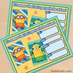 FREE Printable Despicable Me Summer Minions Invitation