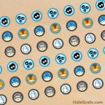 FREE Printable Totoro Hershey’s Kisses Stickers