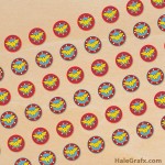 FREE Printable Wonder Woman Hershey’s Kisses Stickers