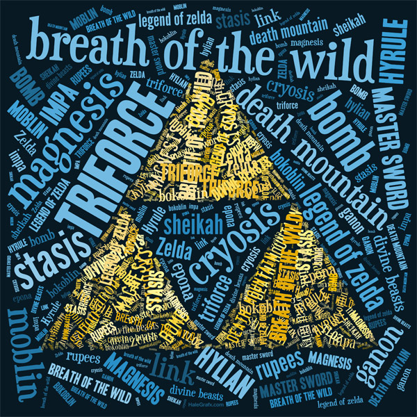 FREE Printable Zelda Breath of the Wild Word Art FREE Printable Zelda Breath of the Wild Word Art