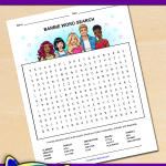 FREE Printable Barbie Word Search