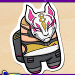 FREE Printable Fortnite Drift Among Us Sticker FREE Printable Fortnite Drift Among Us Sticker