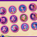 Free Printable KPop Demon Hunters Cupcake Toppers Free Printable KPop Demon Hunters Cupcake Toppers