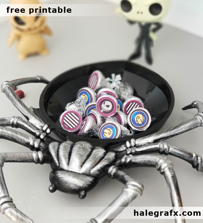 FREE Printable Nightmare Before Christmas Candy Stickers FREE Printable Nightmare Before Christmas Candy Stickers
