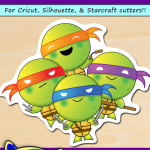 FREE Printable Teenage Mutant Ninja Turtles Sticker