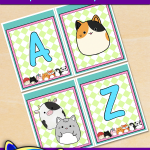 FREE Printable Squishmallow Alphabet Banner Pack FREE Printable Squishmallow Alphabet Banner Pack